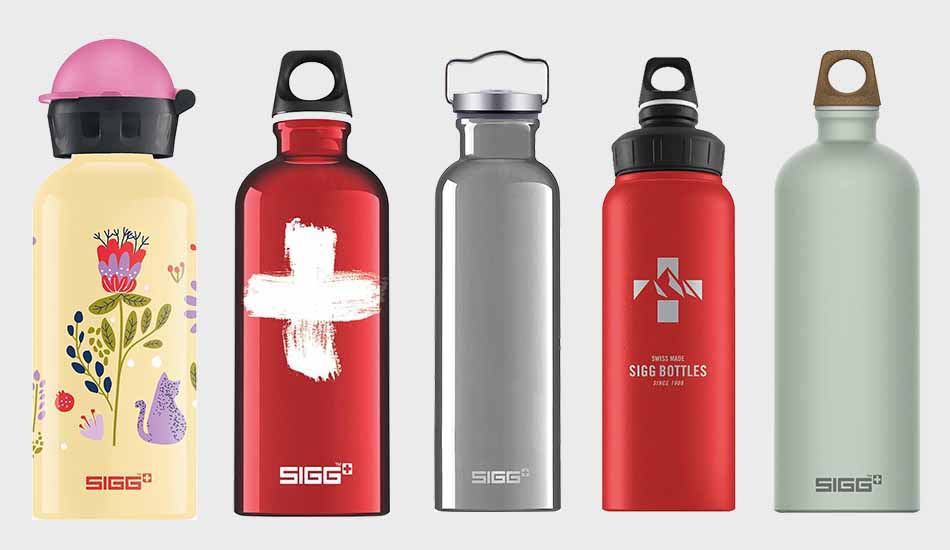 Lightweight aluminum water bottle