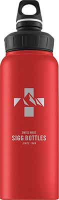 SIGG Sports Water Bottle Mountain Red