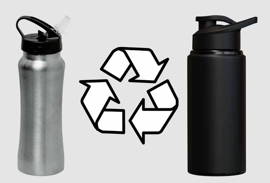 how to recycle stainless steel water bottles