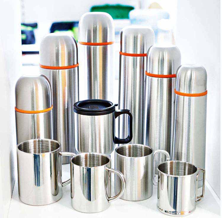 Recycling process of stainless steel water bottle