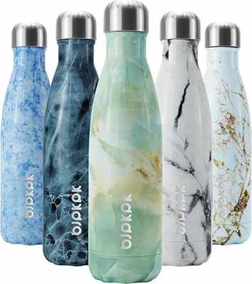 BJPKPK 17oz Bpa free stainless steel water bottle