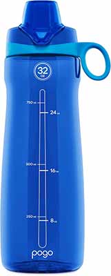 Pogo Plastic Water Bottle with Chug Lid