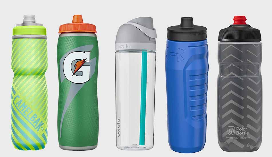 Sport plastic water bottles