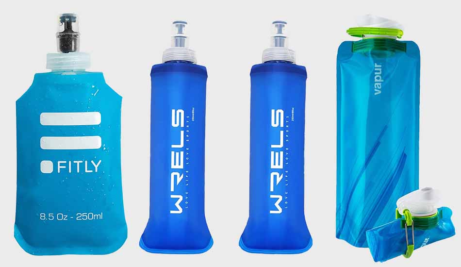 Soft water bottle for skiing