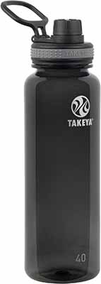 Takeya Tritan Plastic Water Bottle with Spout Lid