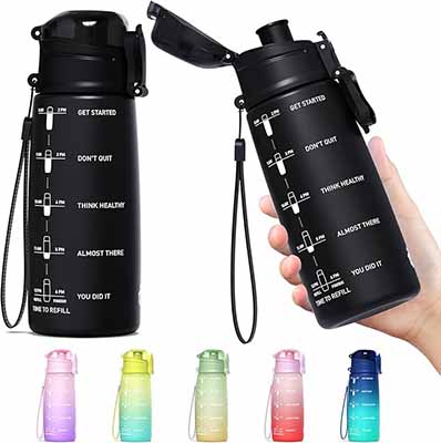 Y&3 Motivational Fitness Sports Water Bottle