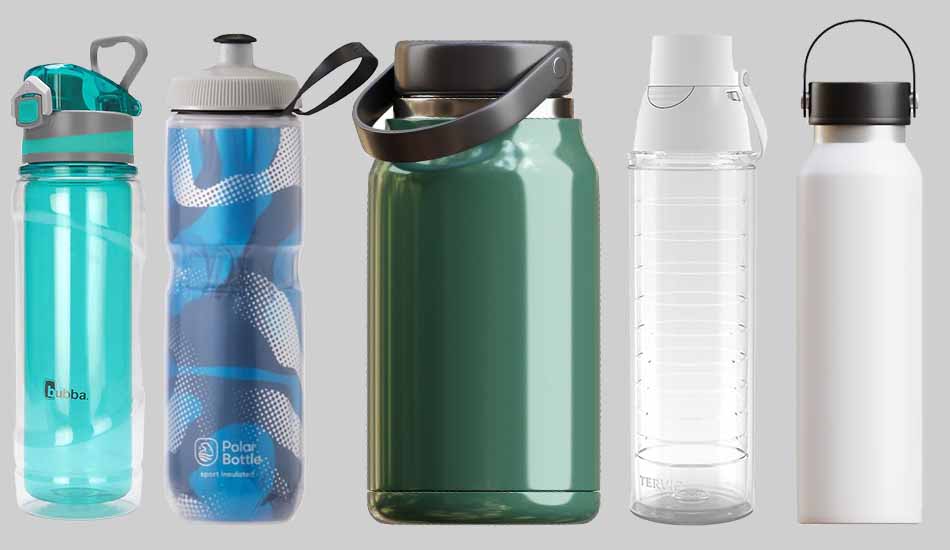 double wall plastic water bottle