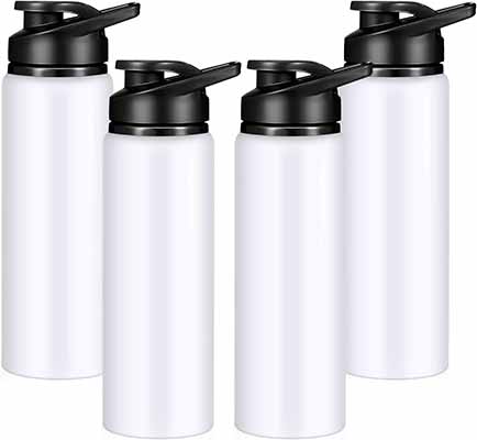 CHENGU 4 Pcs Aluminum Water Bottle