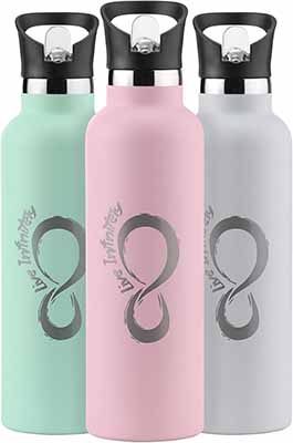 Live Infinitely Vacuum Insulated Metal Water Bottle