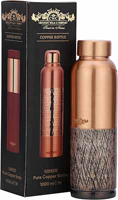CROCKERY WALA & COMPANY Copper Insulated Water Bottle