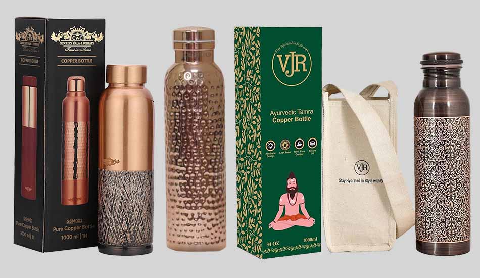 Copper insulated water bottle