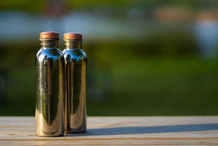 How to clean copper water bottle easily