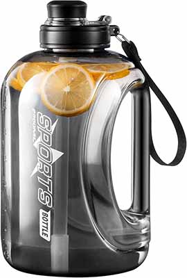 Doseno Large 95 OZ Water Bottle with Straw