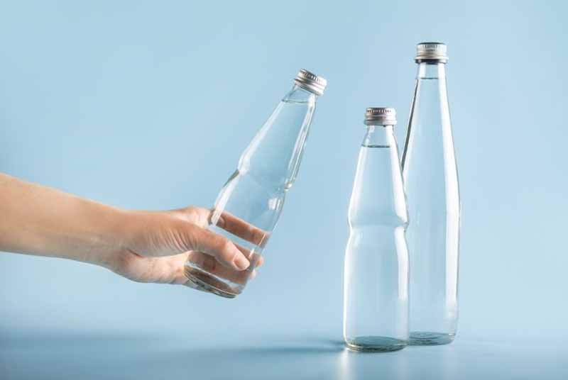 Can water go bad in a glass bottle easily